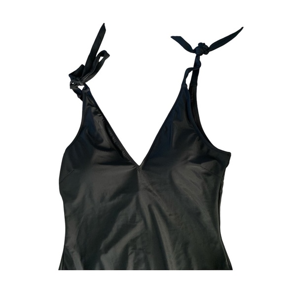 J. Crew Factory One Piece Black Swimsuit, Size XL - Picture 6 of 8